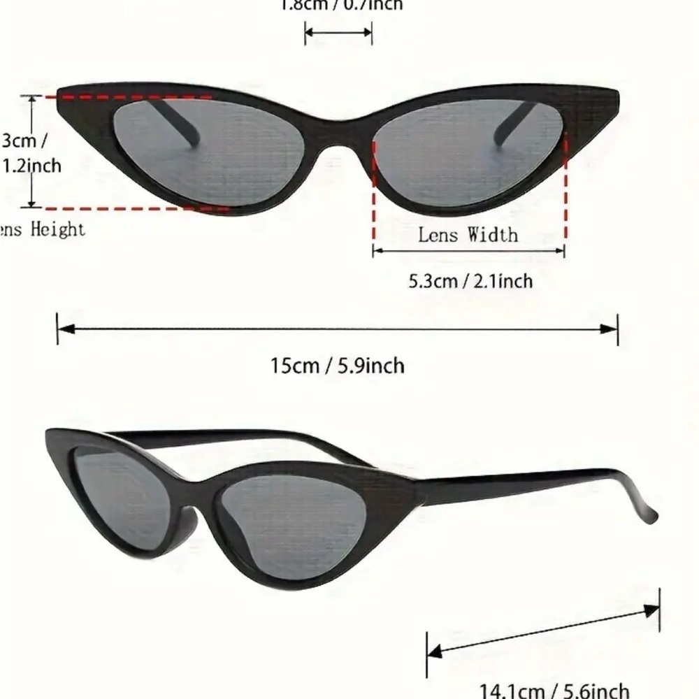 Cat Eye Fashion Sunglasses For Women - Picture 3 of 9
